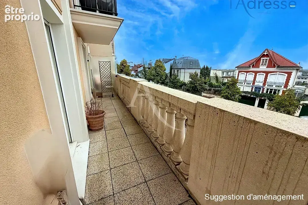 Appartement 4 pièces de 100m² avec deux terrasses et vue sur paris - photo 2