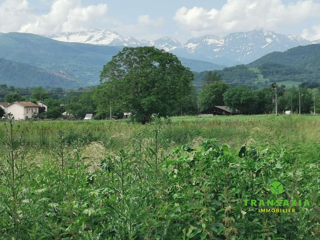 Vue sur la chaine des Pyrénées - Terrain à GAJAN
