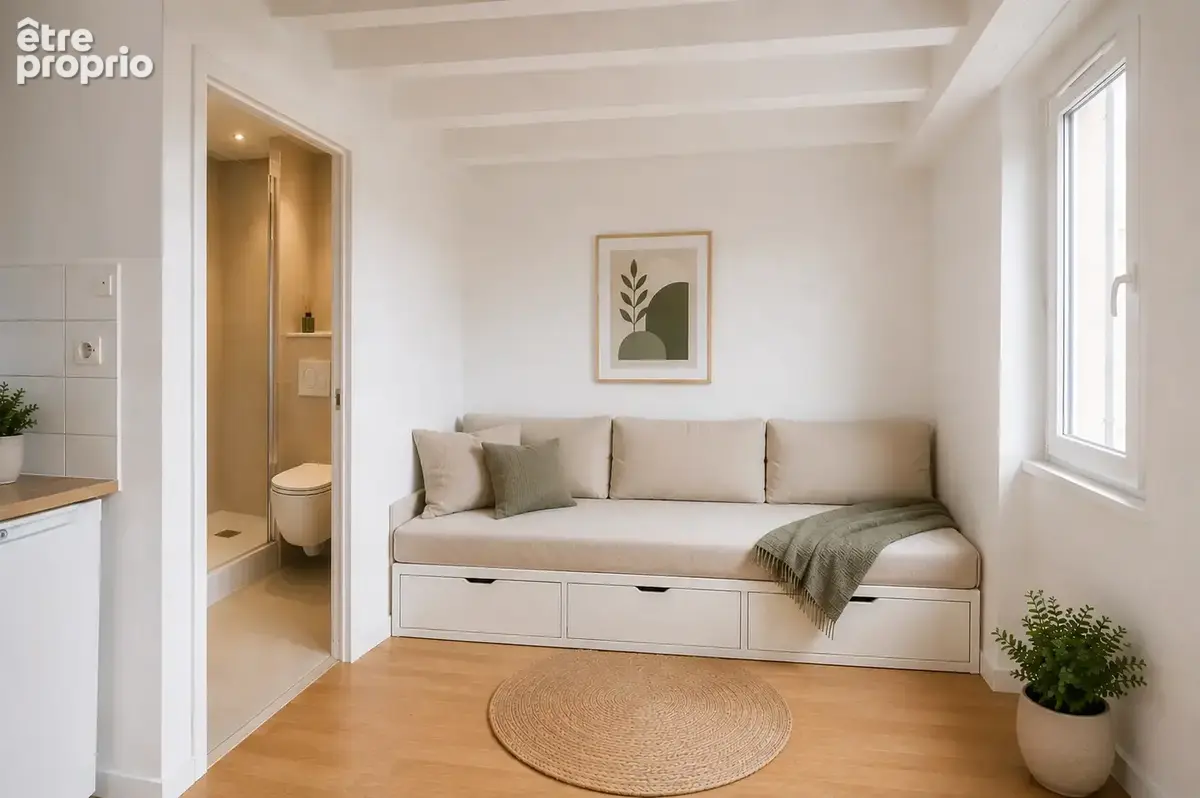 Toulouse   marengo  t1 13,61 m2   metro mediatheque - fort potentiel locatif - photo 6