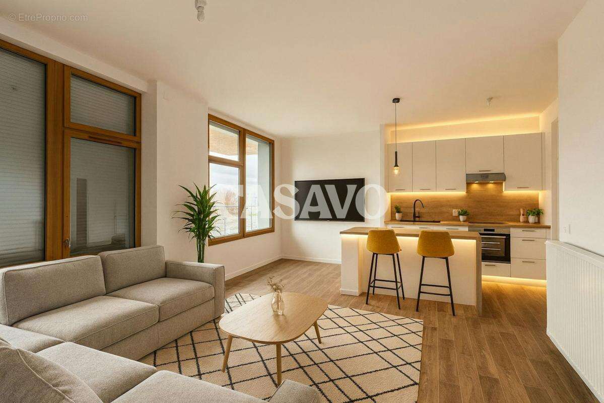 Vente Appartement 3 pièces de 63m² - 93450 L'Île-Saint-Denis - photo 3