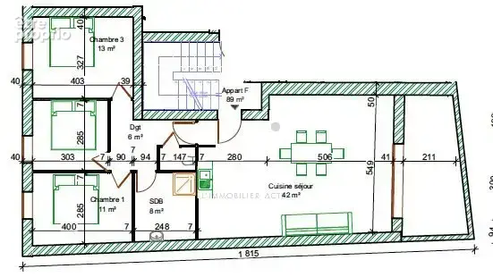 Appartement 3 chambres - photo 8