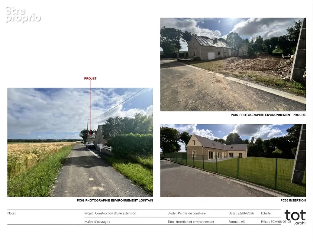 Projet de rénovation avec permis de construire en cours, terrain de 816 m² - photo 12