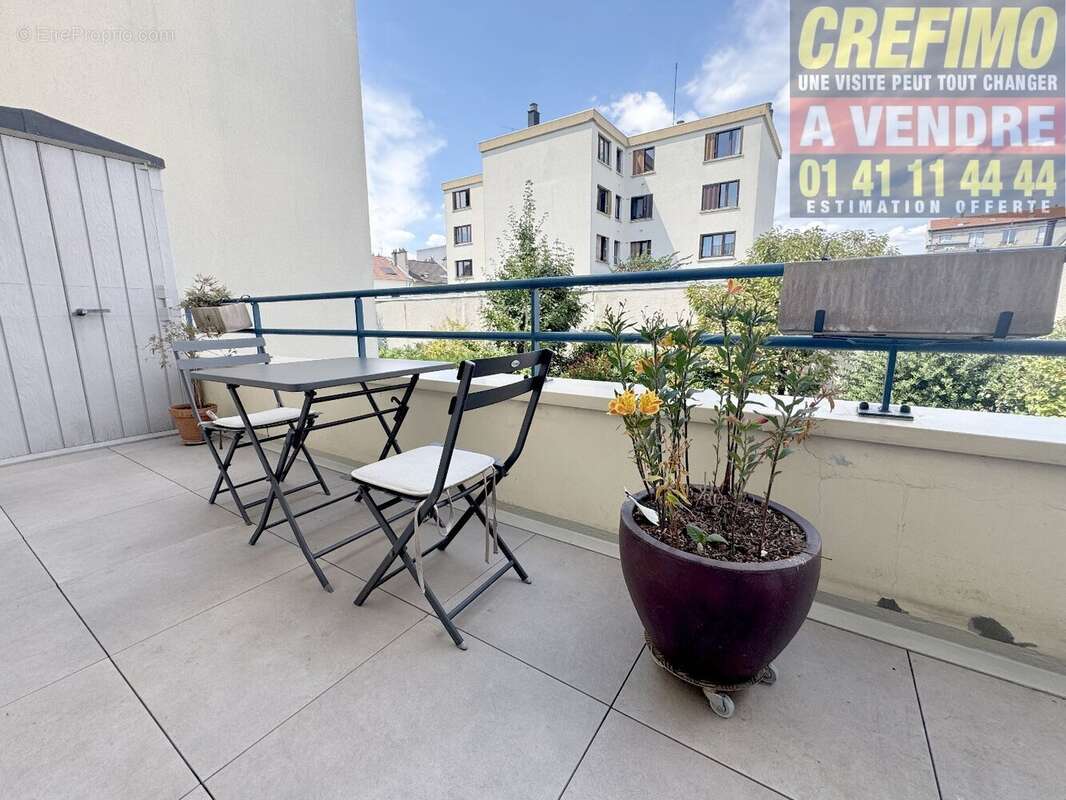 Appartement avec terrasse à vendre à Asnières-sur-Seine  Résidence de standing face aux jardins Louis Vuitton - photo 6