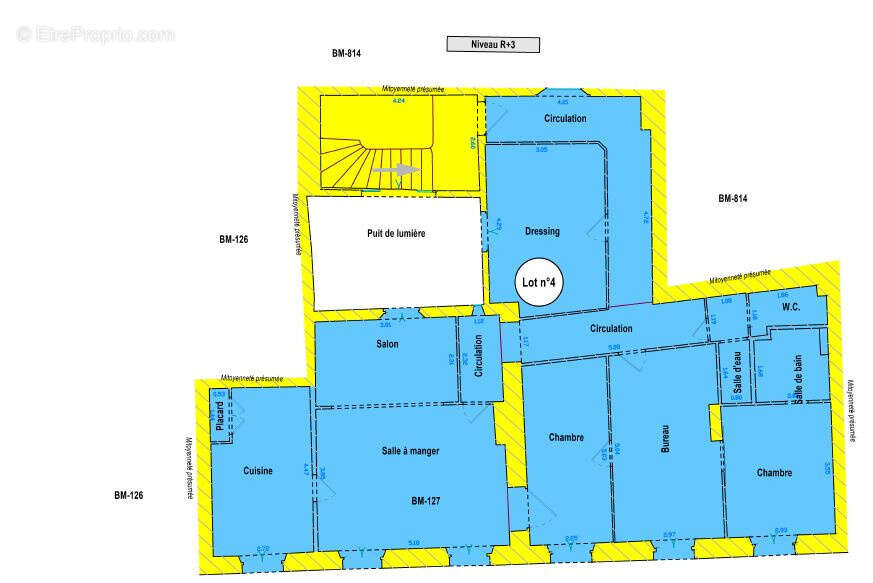 APPARTEMENT T5 A RENOVER   Rue de Verdun   à proximité immédiate de la Place Carnot - photo 2