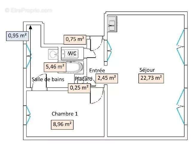 Appartement à ASNIERES-SUR-SEINE