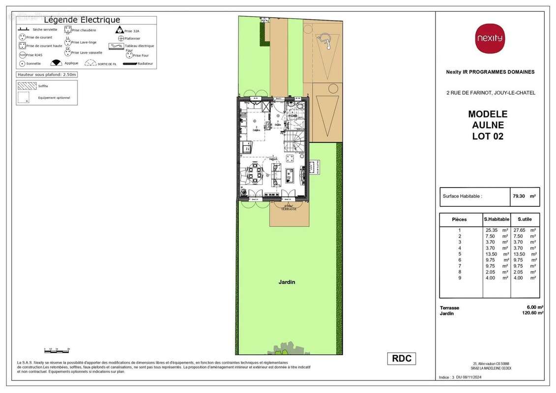Maison à JOUY-LE-CHATEL