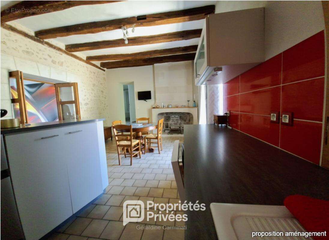 A VENDRE EN EXCLUSIVITÉ 37230 Fondettes, Maison de ville / Appartement 135m², 4/5 chambres, Cour fermée sécurisée, Stationnement - photo 4