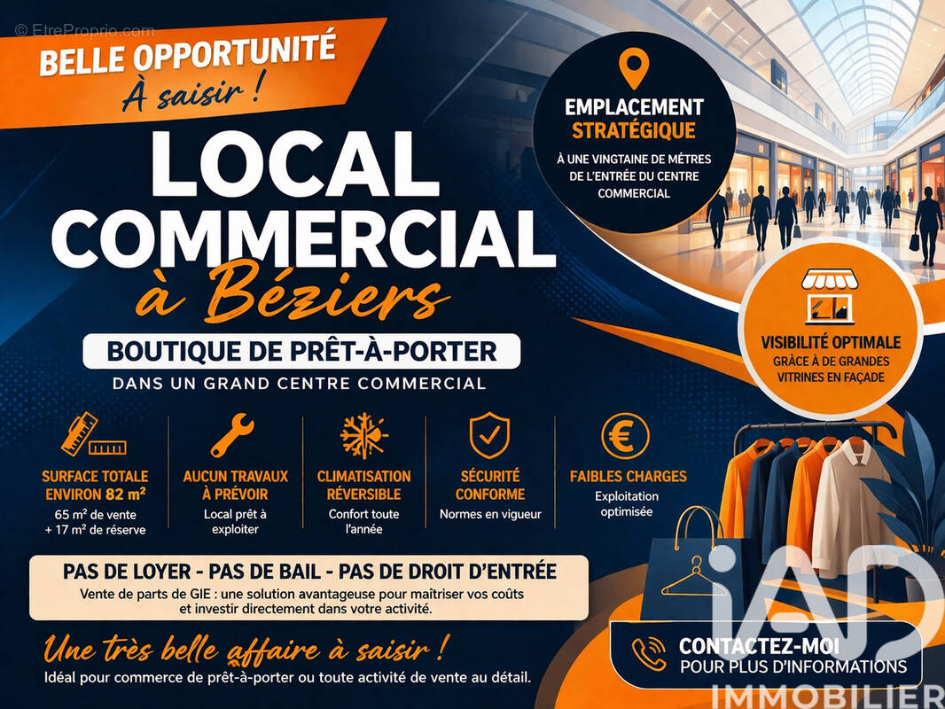 Photo 1 - Commerce à BEZIERS