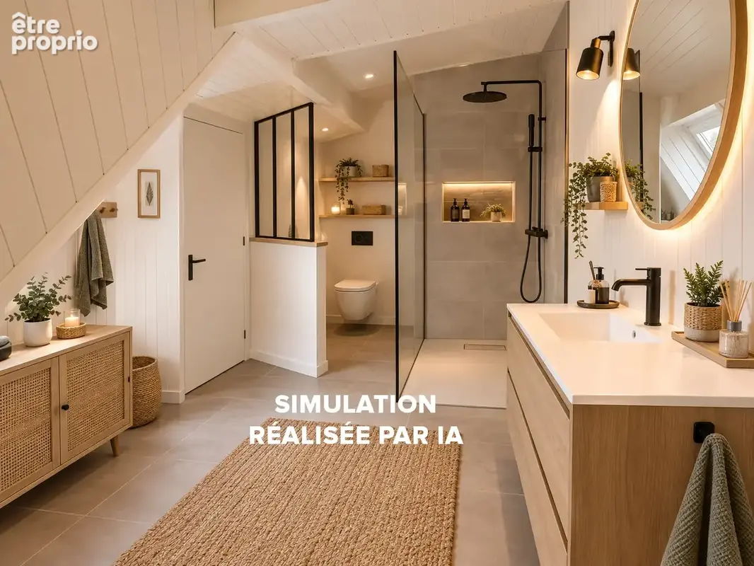Ennevelin maison de 136 m2, 7 pièces dont un studio, cours & jardin. - photo 11