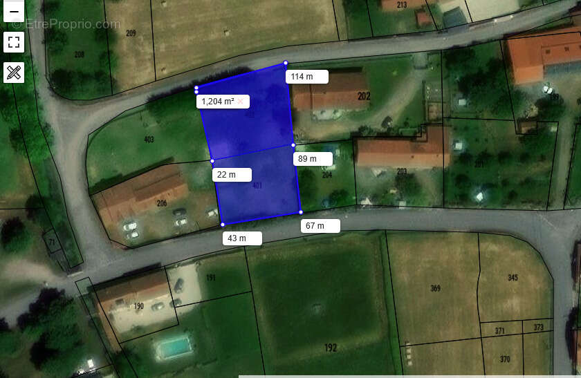 Joli terrain de 1189 m2 sur commune de Bazillac. - photo 2