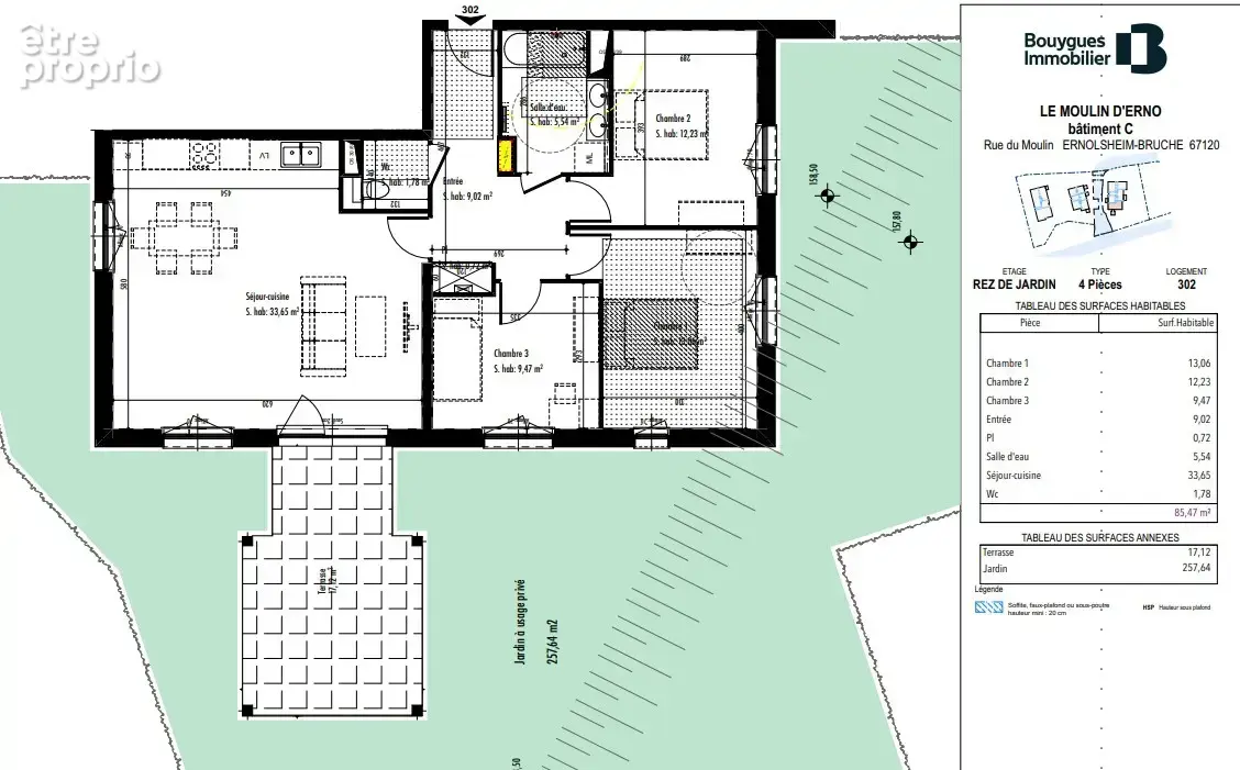 Superbe rez-de-jardin 85m2 et 260m2 de jardin et terrasse !!! - photo 2