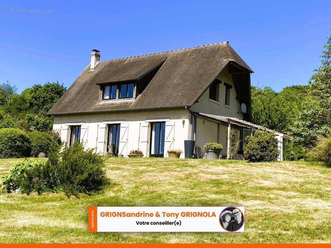 Maison à vendre, 4 chambres, Véranda, grand séjour, double garage, jardin arboré, vue dégagée - Proche ORBEC (14290) - photo 1