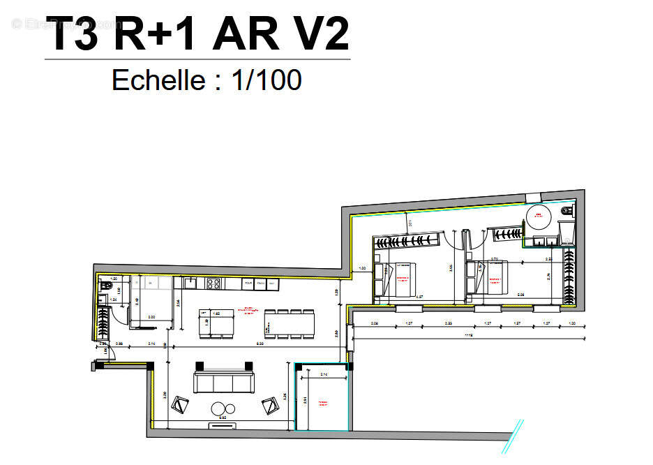 Appartement à BAGNERES-DE-BIGORRE
