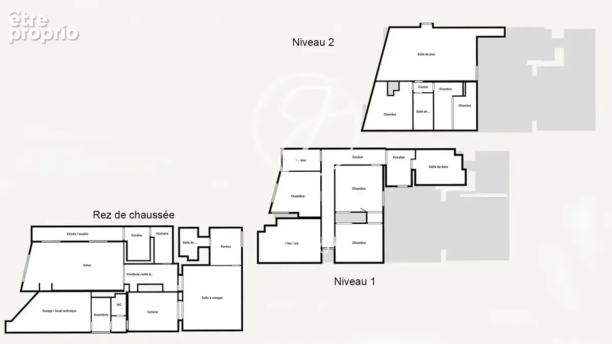 Mons-en-Baroeul– VIEUX-MONS – Maison bourgeoise à vendre - 9 pièces – 289,4m² - 6 chambres - Jardin plein sud – Garage - photo 15
