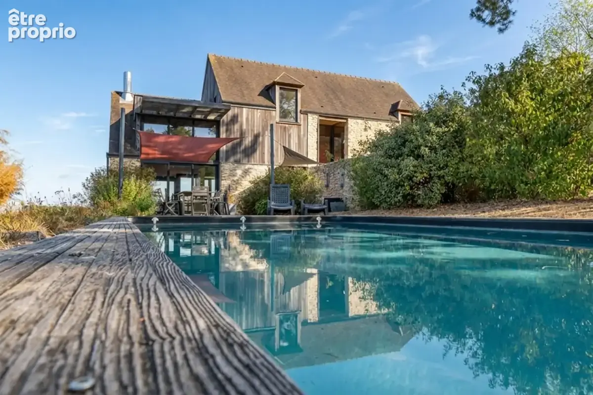 Maison contemporaine de caractere - piscine et maison d'amis. - photo 2