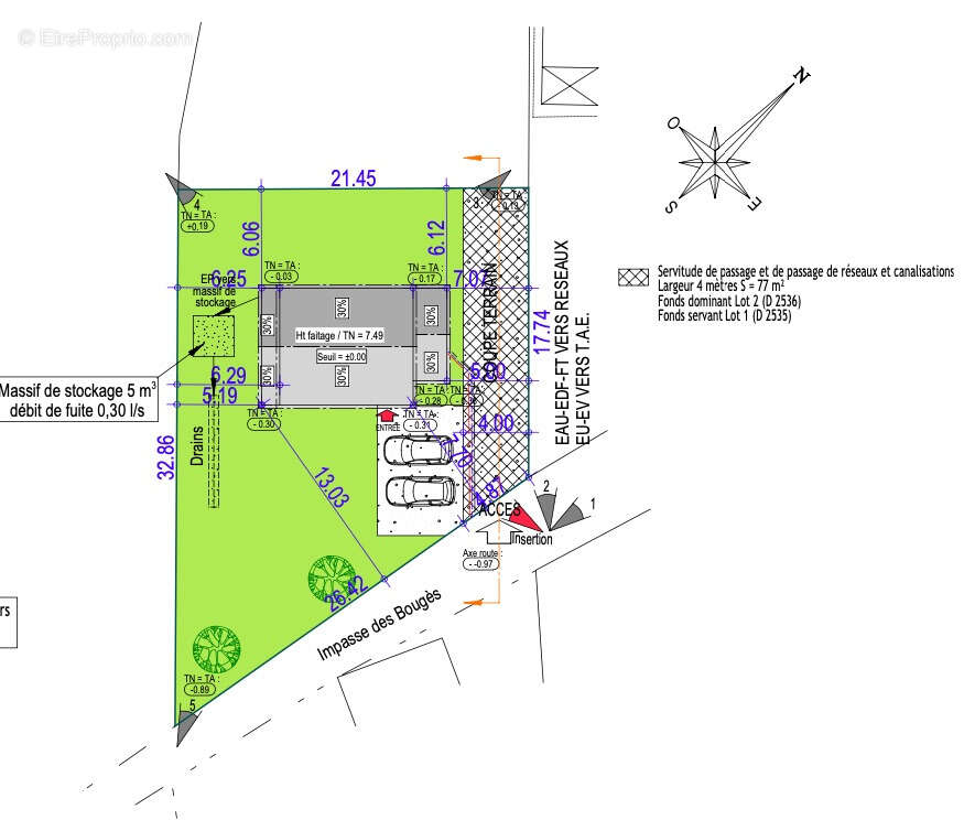 Terrain de 545 m2 à Léognan libre de constructeur. - photo 3