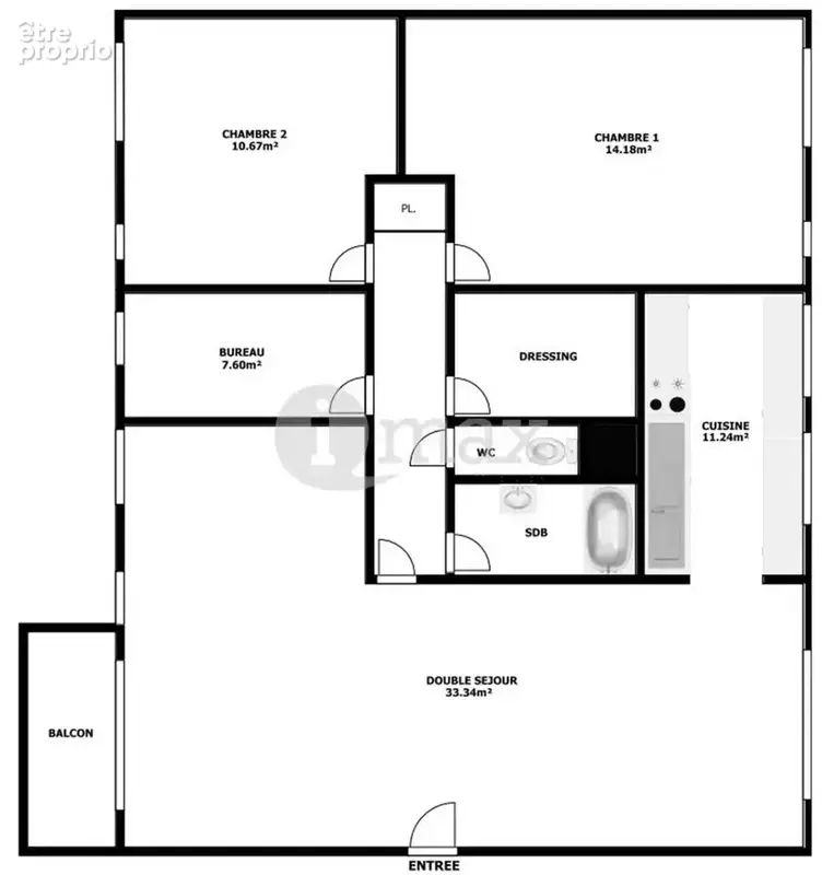 Clichy - 5 pieces balcon - 429 000 fai - photo 6