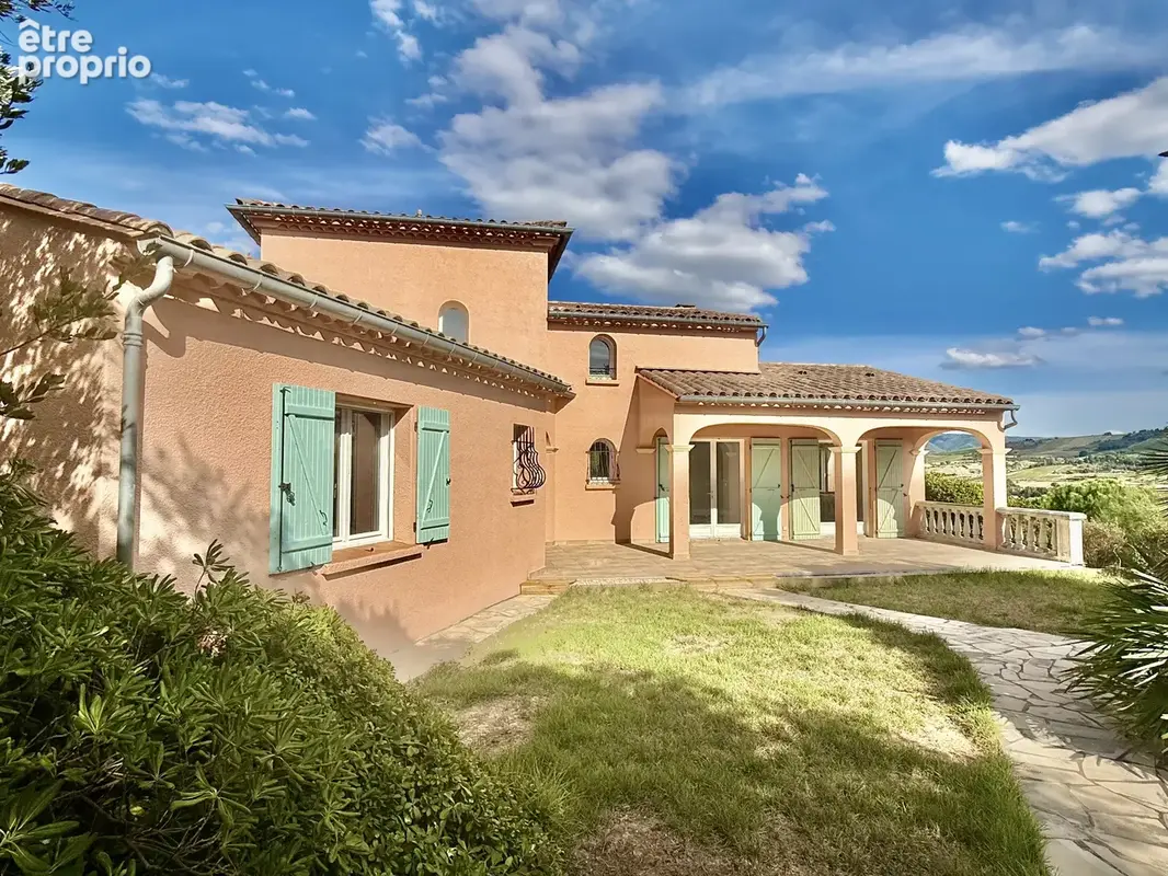 Élégante villa avec vues panoramiques, piscine et jardin méditerranéen – Limoux - photo 2