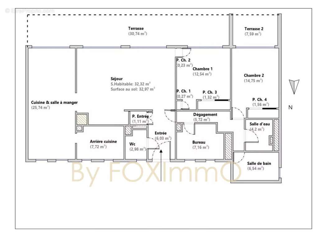 Vence sud, appartement vue mer  5 pieces, état neuf, , terrasse, piscine, stationnement privatif - photo 14