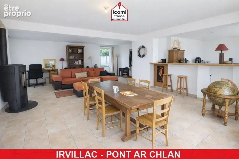 Finistere - irvillac (29460) - a vendre - maison 130m²  2008 - grande piece de vie - 4 chambres - dep c - pas de travaux - vie d - photo 8