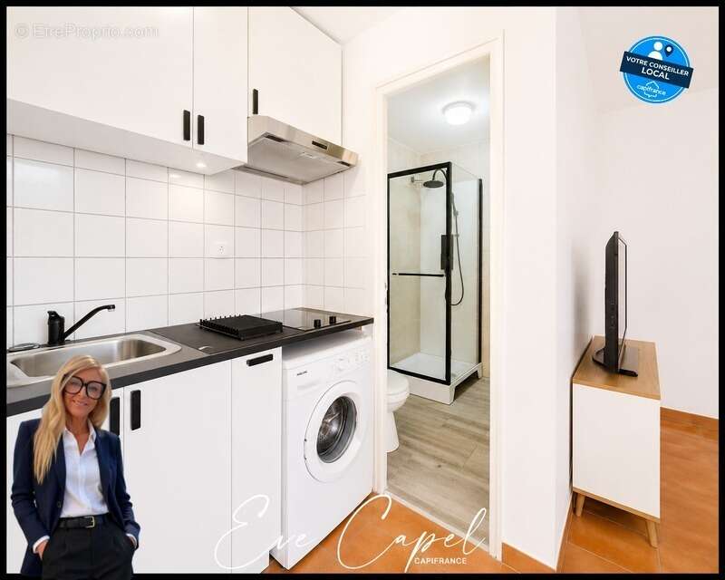 Appartement à vendre 2 pièces LE CAP D'AGDE (34) -  Appartement avec 1 chambre, terrasse couverte + parking privatif  Secteur Mô - photo 2