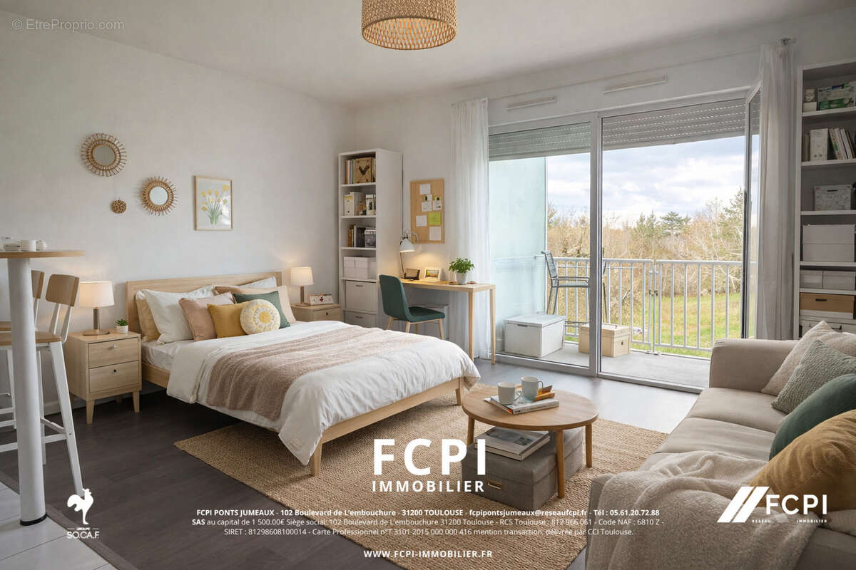 Appartement une pièce 30 m2 - RENNES - photo 3