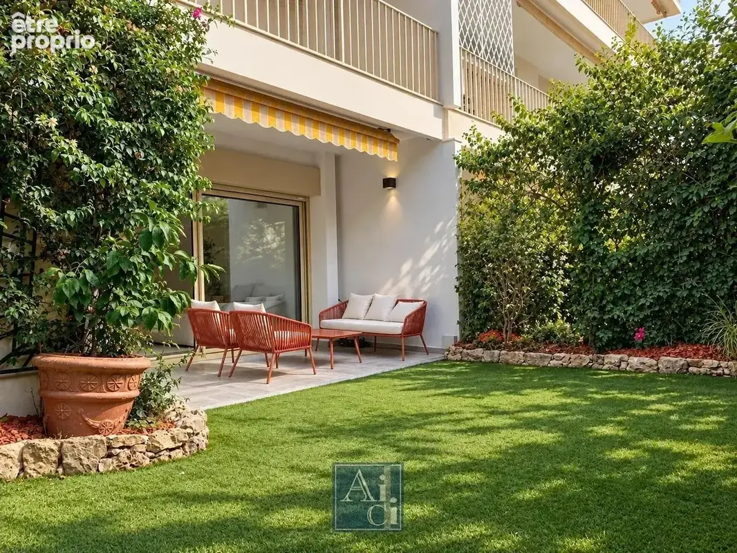 Cannes-petit juas- 3p renove en rez de jardin - photo 1