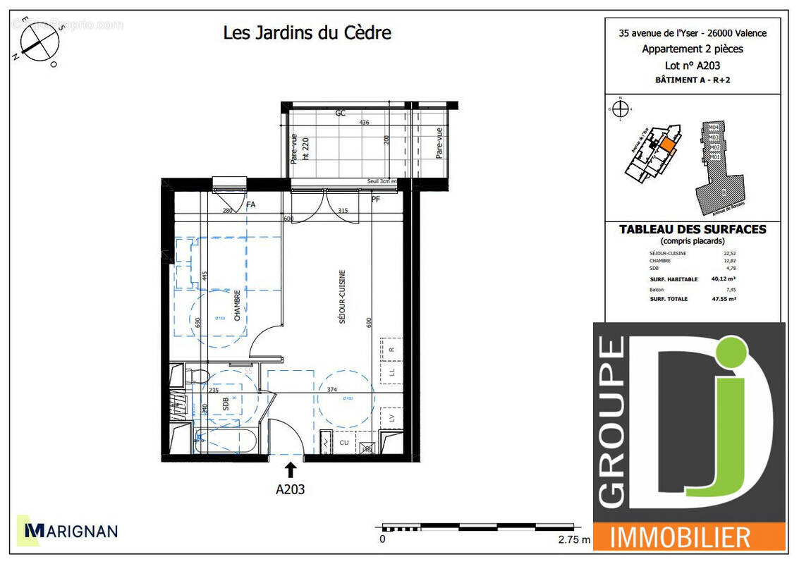 Appartement à VALENCE