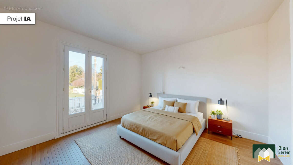 chambre 1 meubée  - Maison à CHARTRES