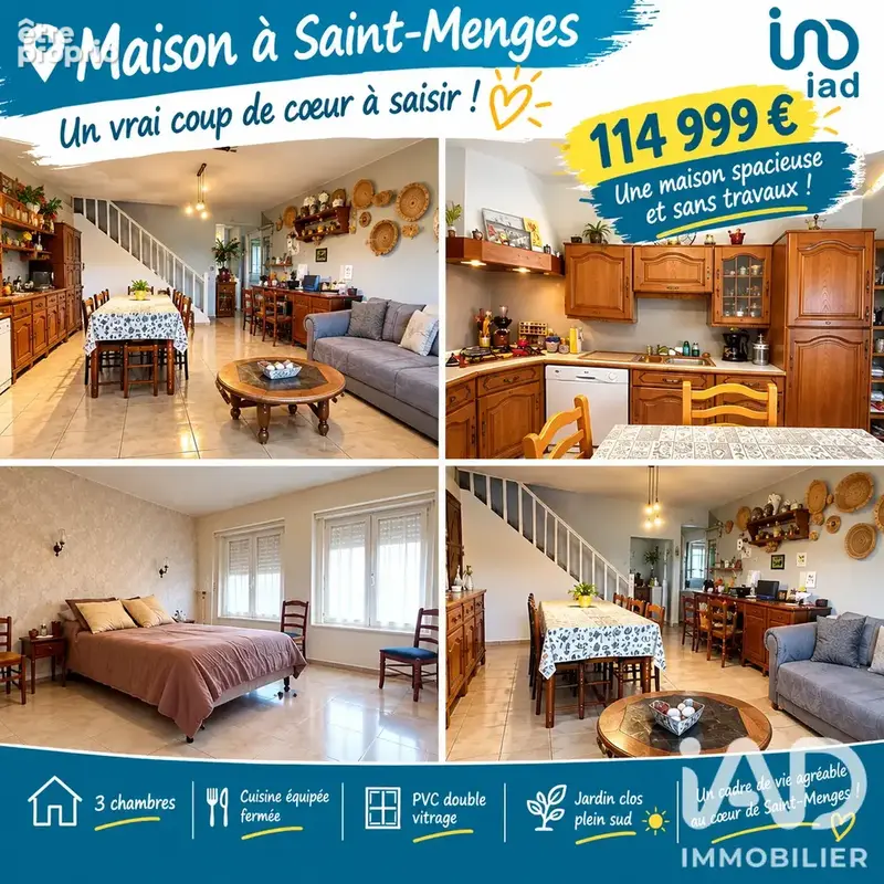 Photo 1 - Maison à SAINT-MENGES