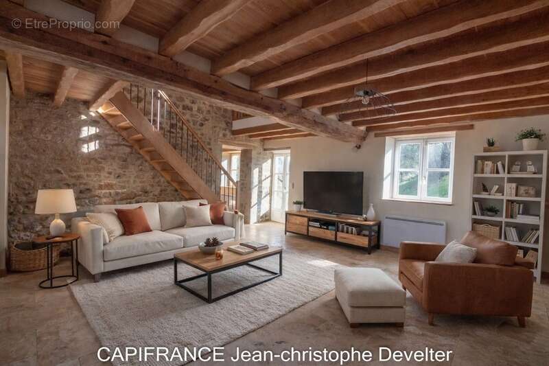 Maison à vendre proche de GORRON (53)maison en pierre 4 chambres sur terrain 1,37 hectare avec garage - photo 4