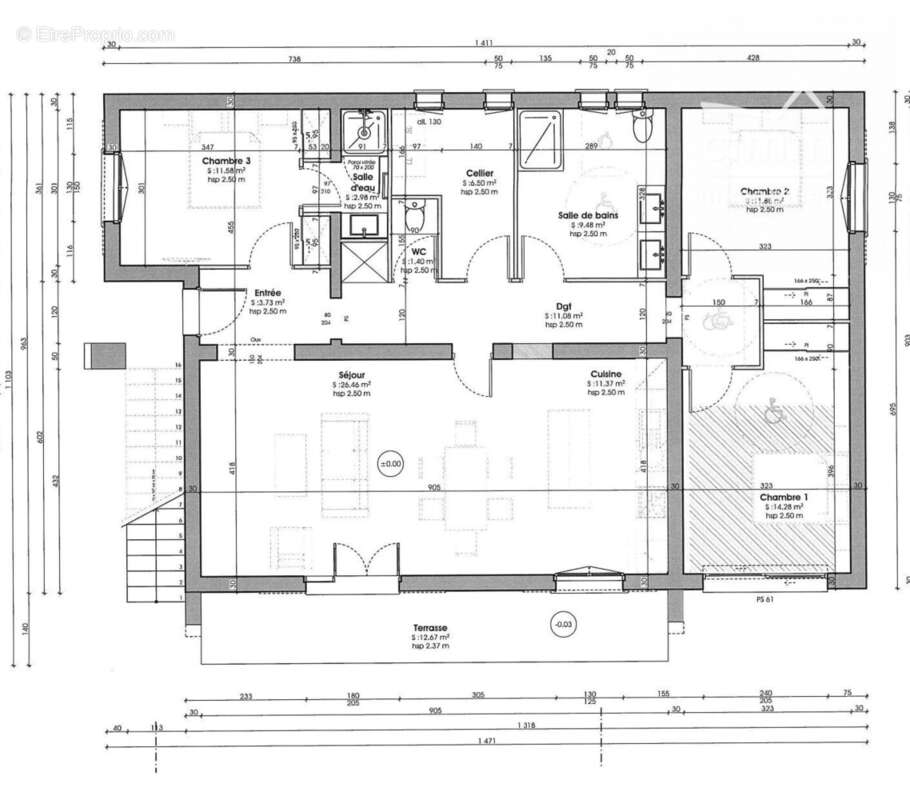 Appartement 110 m² à L'isle-Sur-La-Sorgue  - photo 9
