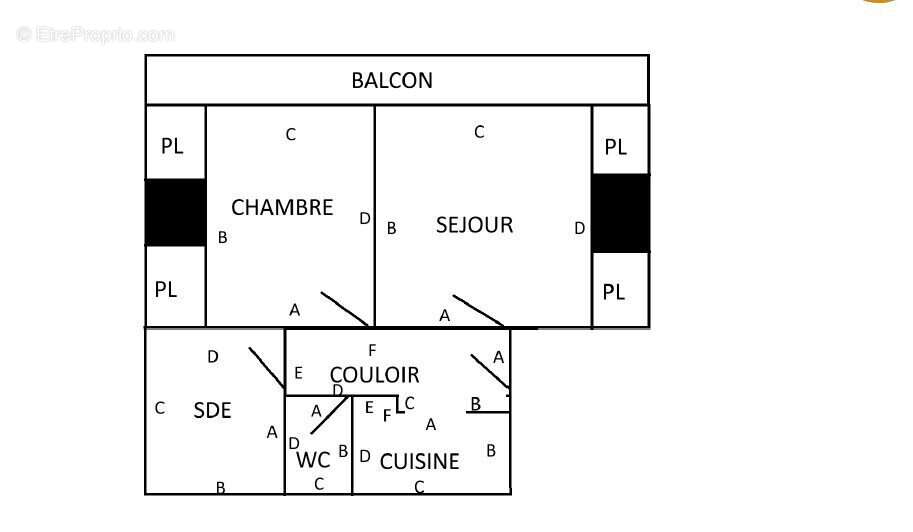 Appartement à TROUVILLE-SUR-MER