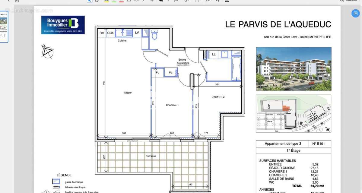 Appartement à MONTPELLIER