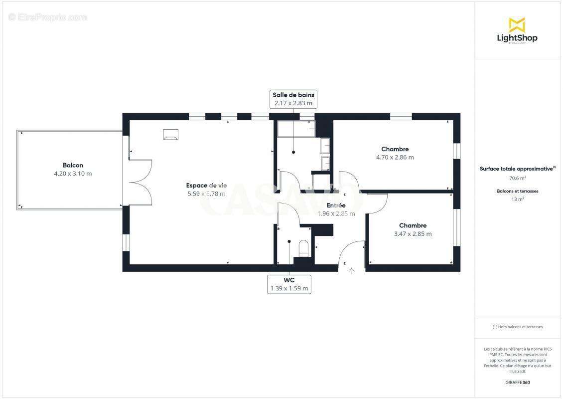 Appartement à AMBARES-ET-LAGRAVE
