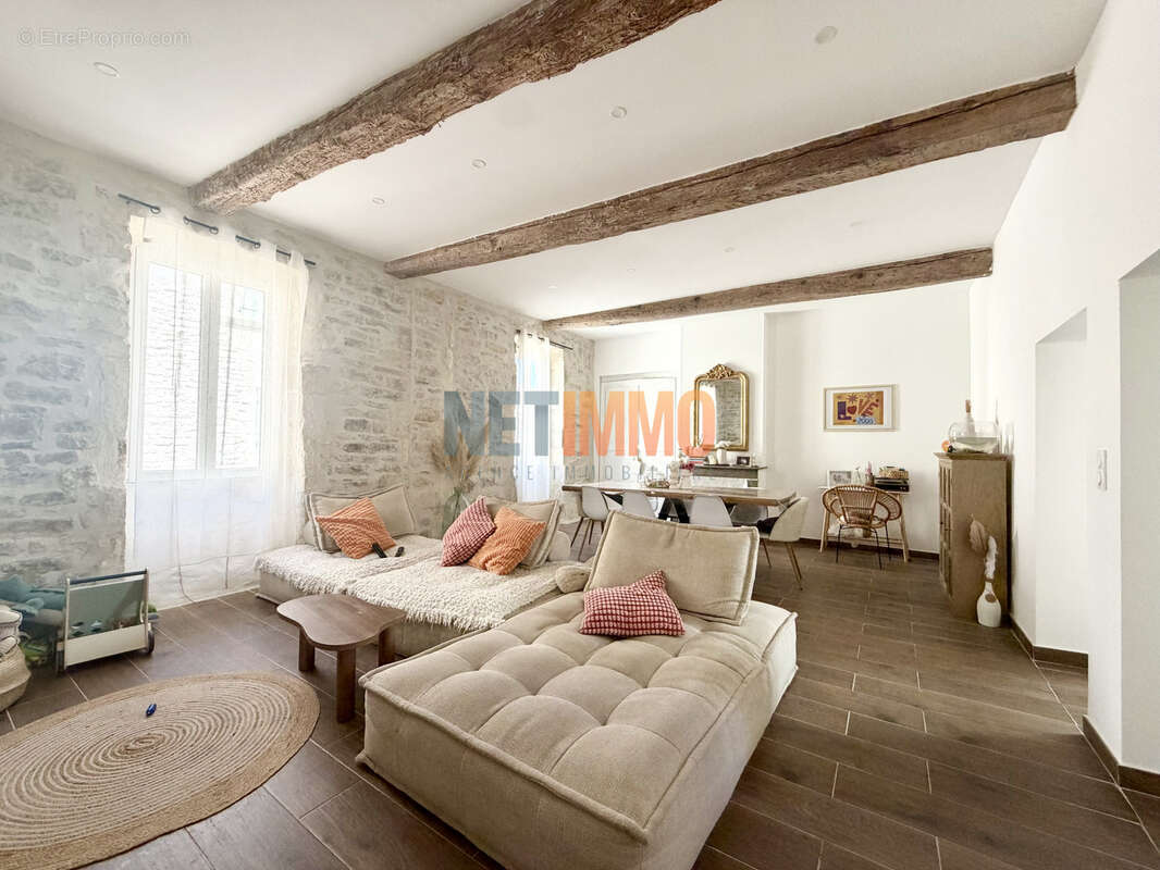 Maison de caractere centre calvisson - photo 2