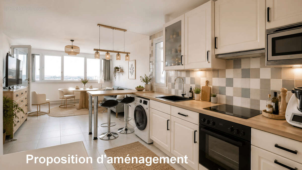 Très bel appartement avec loggia   Epinay-sur-Seine, cœur de ville - photo 3