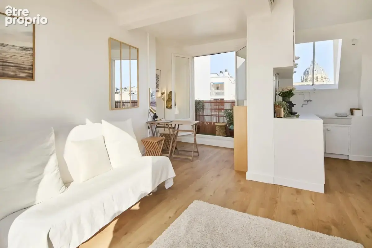 Luxembourg/Val-de-Grâce : un studio baigné de soleil ouvrant sur 2 terrasses - photo 2