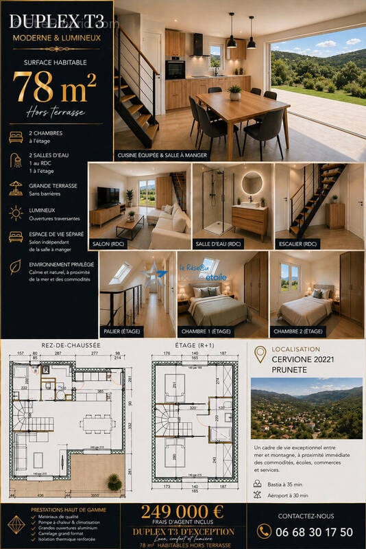 Appartement à CERVIONE