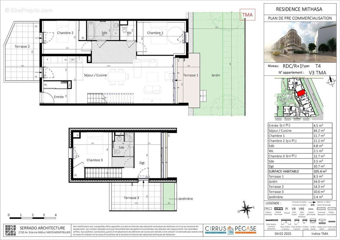Appartement à CASTELNAU-LE-LEZ