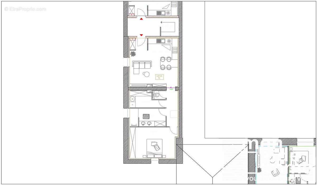 Appartement à CADAUJAC