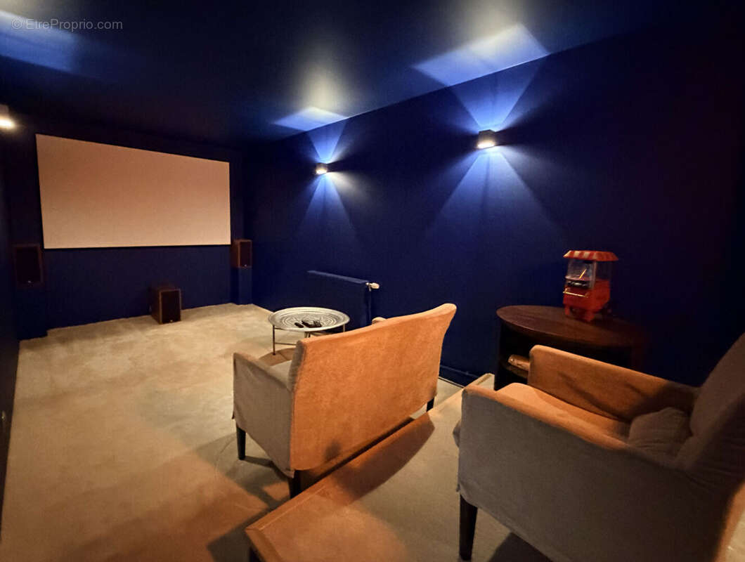 Vouvray Maison familiale de caractère 194 m² Salle de cinéma Double garage Jardin - photo 3