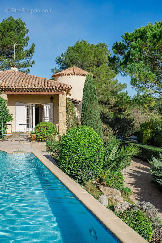 Piscine, terrasse , jardin  - Maison à NIMES