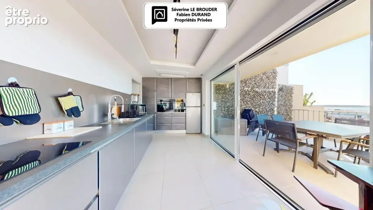 Penthouse 3 pièces 78 m²  - 86 m² de terrasses - Vue mer & Palais des Festivals - photo 9