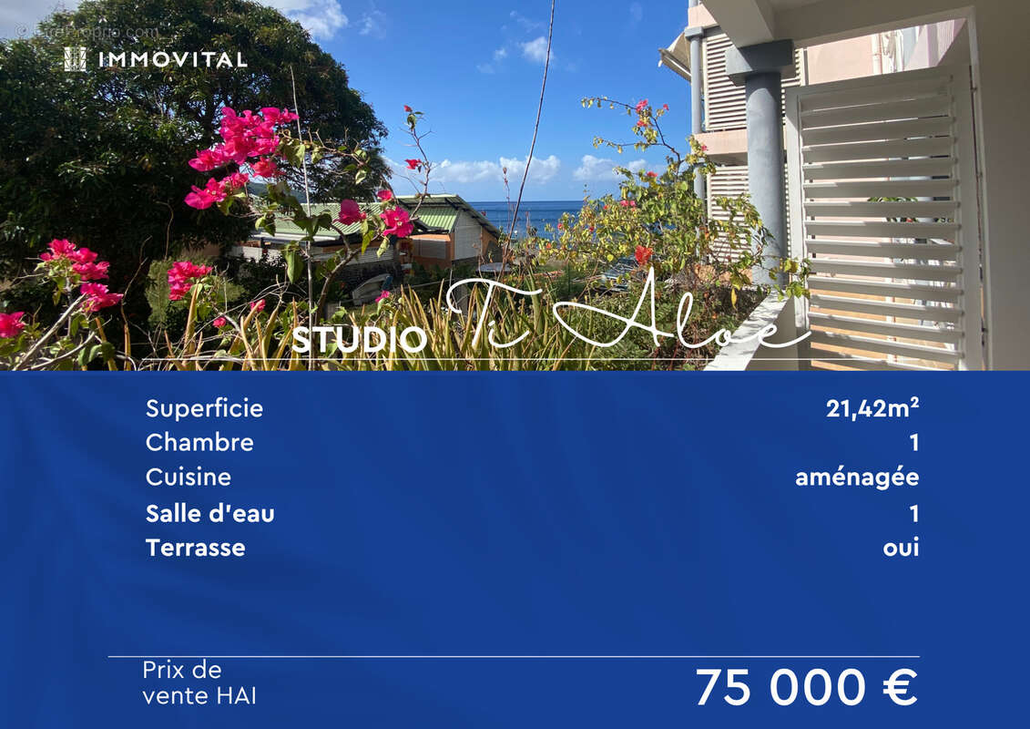 Studio dans résidence avec piscine - Marina de Rivière-Sens, Gourbeyre - photo 13