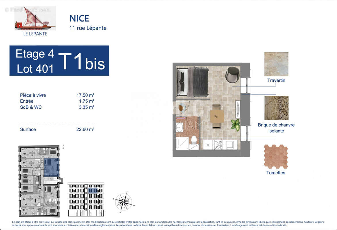 Appartement 22 m² à Nice  - photo 5