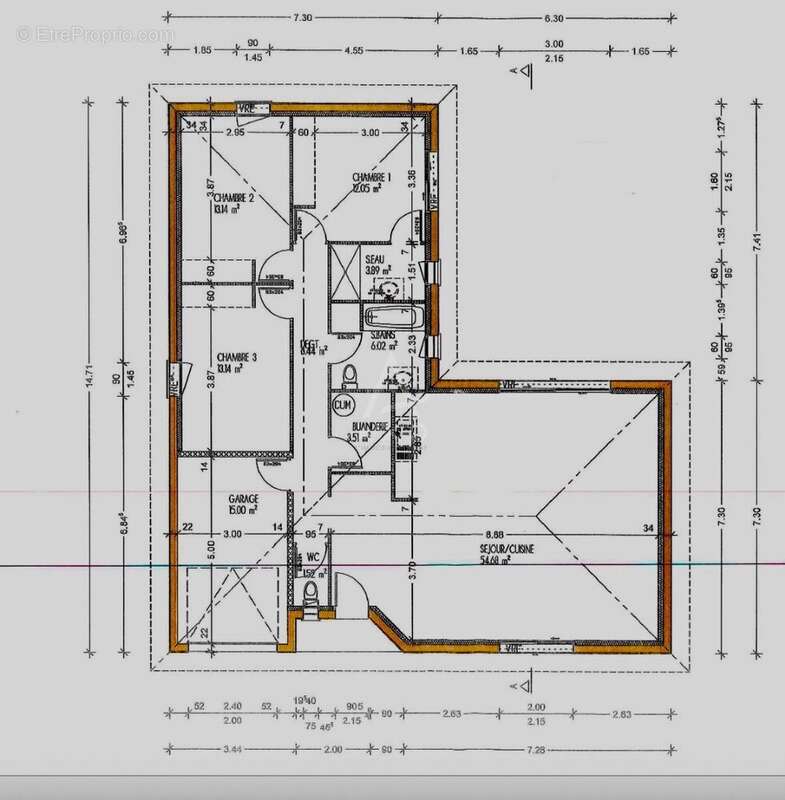 LARUSCADE  Maison neuve de 115 m², 3 chambres, garrage, jardin sans vis-à-vis - photo 10