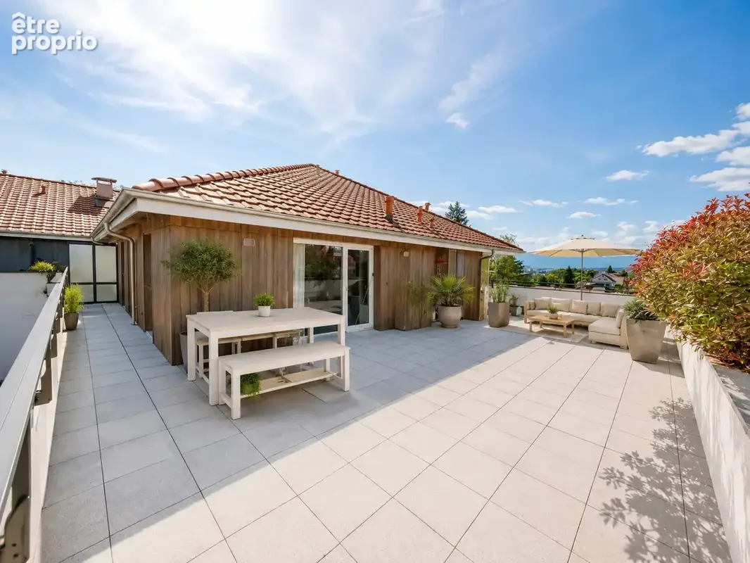 Magnifque attique sur la commune de vetraz monthoux avec grande terrasse garage double et parking prive - photo 15