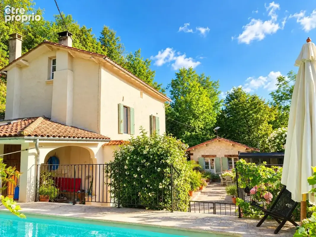 Charmante maison en pierre avec piscine, verger et maison d'amis - photo 1