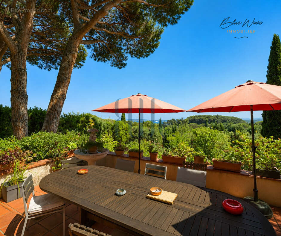 Grimaud   guerrevieille   propriété de caractère avec vue mer à quelques pas des plages - photo 5